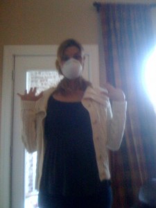 mommy in mask